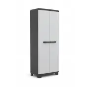 Keter Diy Skapis Linear Tall Cabinet 68X39X173Cm melns/peleks/tumsi zils 30206640  8013183074456 Dārza mēbeles