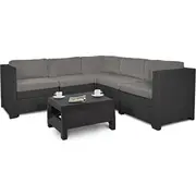 Keter Provence Set garden furniture set - graphite  3253929173004 29204454939 Dārza mēbeles