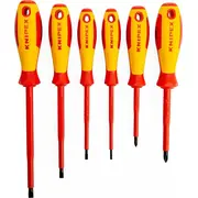 Knipex Vde Schraubendreher-Set 6Teilig Schlitz  Kreuzschlitz Phillips 00 20 12 V02 4003773082538 1863246 S7920080