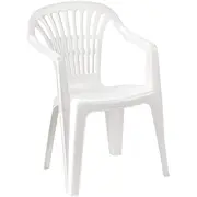 Kresls plastmasas Lyra balts  8009271006508 Dārza mēbeles