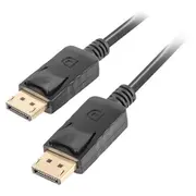 Lanberg Displayport Cable 19 Pin V1.2 4K  Ca-Dpdp-10Cc-0005-Bk to Ca Dpdp 10Cc 0005 Bk kabelis video audio