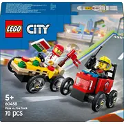 Lego City Zestaw wyscigowek pizza kontra woz strazacki 60458 5702017812588  Joinedit68161002 konstruktors