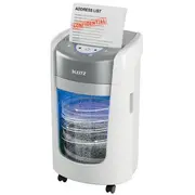 Leitz Iq Optimax Home Office 225 Micro Cut Paper Shredder Security P5 15L - White  4002432142415 83580000 8358-00-00 papīra smalcinātājs