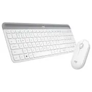 Logitech Mk470 keyboard Mouse included Usb Qwerty English White 5099206086616  920 009205 klaviatūra
