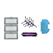 Midea  Spare Parts Kit 6X Side Brush 1X Main 3X Hepa Filter 2X Mopping Cloth for I5C 6956079723149 12175000A43598 37276388 aksesuārs putekļsūcējam