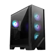 Msi Mag Forge 320R Airflow computer case Micro Tower Black  Transparent 306 7G23R21 809 Datora korpuss