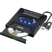 Odtwarzacz Dvd Unitek Nagrywarka zewnetrzna Dvd/Cd  Hub Usb 5Gbps czytnik kart Sd T1037A01 4894160054401 Joinedit64990668