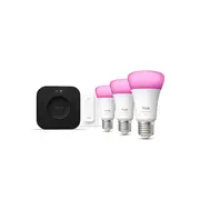 Philips Hue Starter set 3 smart E27 bulbs  dimmer switch Bridge Pro White and colored light 8720169374508 929003853503