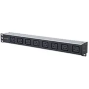 Power strip rack 1U 110V-250V/16A C19 socke  163613 nepārtrauktas barošanas avots Ups