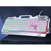 Roger V2 Spēļu Klaviatūra Ro-Kv2-Wh 4752168151839  Joinedit74598052 klaviatūra