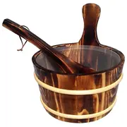 Sauna Bucket With Ladle 4 L Ap-004W 4772013000402  Joinedit61260831 Dārza mēbeles