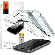 Spigen tempered glass Glas.tr Ez Fit Fc for iPhone 15 6 1 black  8809896752299 Agl06908 153170-Uniw 23880-0 Bra013460 Glass tR Hd Pack Black - aizsardzība ekrānam mobilajiem telefoniem