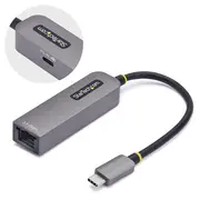 Startech.com 2.5Gbe Usb-C to Ethernet Adapter - network adapter 3.2 Gen 1 / Thunderbolt 3 10M/100M/1G/2.5 Gigabit  2Gpd3 Usb C adapteris
