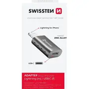 Swissten Adapteris Lightning uz Usb-C  55500400 adapteris