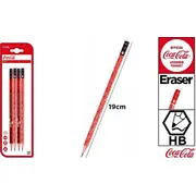Teka Olowek Hb z gumk plus-minus  Coca-Cola 4Szt 573419 8435250902446 Joinedit63513329