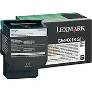 Toner Lexmark black  6000Pgs C544Dn/C544Dtn/C544Dw/C544N/X544Dn/X544Dtn/X5... C544X1Kg toneris