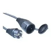 Verlangerungskabel Gummi Brennenstuhl Ip44 25M black  1161470 elektrības pagarinātājs