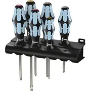 Wera 3334/3350/3355/6 Rack - Screwdriver set  stainless steel 05032063001