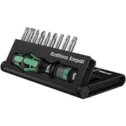 Wera Kraftform Compact 10 bit holder-screwdriver set 1/4 - 10-Pieces 05056653001 