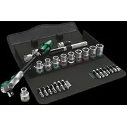 Wera Zyklop Speed 8100Sc6 bit set/wrench set 1/2 - 28-Pieces 05004076001  1268669