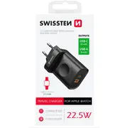 Zasilacz do laptopa Sourcing Swissten Travel Network Charger Usb-A / Usb-C iWatch  475295 22045520