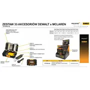 Zestaw bitow z uchwytem katowym Mclaren Black Edition Dt70782 Dt70782-Qz 5054905317164  Joinedit74452690