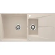 Zlewozmywak granitowy 1.5-Komorowy z ociekaczem Zrc5513 5907650865742  Joinedit75074452 Izlietne
