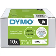 1X10 Dymo D1 Label 9Mmx7M black to white  2093096 S072068010