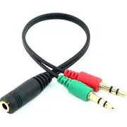 Adapter Av Hertz Jack 3.5Mm - x2 czarny Ak268A 5907621820817  Joinedit30215780