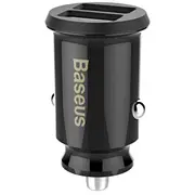 Ładowarka samochodowa Baseus Grain 2X Usb 5V 3.1A - czarna  6953156276512 44600-Uniw Ccall-Ml01