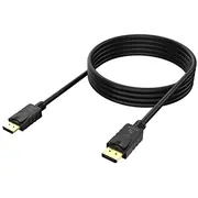 Akasa 16K Displayport Kabel - 2M  schwarz Ak-Cbdp27-20Bk 4710679553214 Joinedit77114120 kabelis video audio