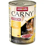 Animonda Carny Senior Wolowina  kurczak i ser 400G 80976 4017721837262 Joinedit62600972 kaķu barība
