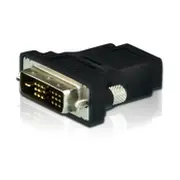 Aten Dvi to Hdmi Adapter 2A-127G Black  2A 127G datortīklu aksesuārs