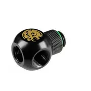 Bitspower Q-Adapter 1/4 auf 3X Ig collas - drehbar  matt black Bp Mbqr C Bpmbqrc Waad-187 ūdens dzesēšanas sistēmas piederumi