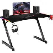 Biurko Huzaro Hero 2.5 Rgb Czarne 120 cmx60 cm  Huz-Hero Hz-Hero