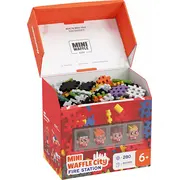 Blocks Waffle mini - Fire station 280 elements  906279 239606 Mas-239606 konstruktors