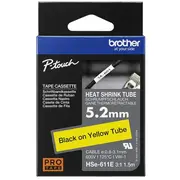 Brother Heat Shrink Tubing Hse-611E - Black  Hse611E