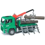 Bruder Professional Series Man Timber Truck with Loading Crane 02769  4001702027698 Rotaļu auto un modeļi