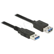 Cable Usb 3.0 0.5M  Am-Af black 85053 kabelis