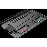 Canyon cooling stand Cs-51 Rgb Ps5 Slim/De Charge Black  Cnd Csps5B 1 15303407 spēļu konsoles gampad
