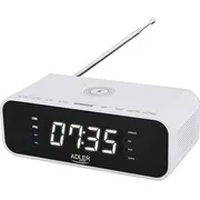 Adler Ad 1192W Clock Radio with Wireless Charger and Fm  Ad1192W 5903887808385 radio radiopulksteņi