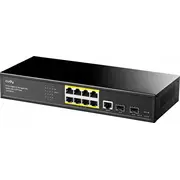 Cudy Gs2008Ps2 network switch Managed L2 Gigabit Ethernet 10/100/1000 Power over Poe Black  komutators