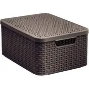 Curver Kaste ar vaku Style M 39 3X29 3X18 7Cm tumsi bruna 0803618210  3253923618006 205847 Crv205847