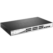 D-Link 28-Port Gigabit Poe Smart Switch including 4 Sfp Ports  Dgs 1210 28Mp Dgs-1210-28Mp/E komutators