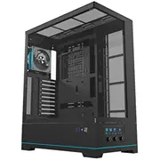 Darkflash Dy451L Pro computer case with fan Black 