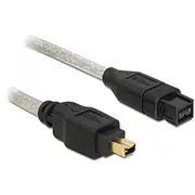 Delock  Firewire-Cable Fw400 4Pin - Fw800 9Pin St/St 1.00M De 82588 kabelis vads