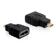 Delock  High Speed Hdmi - mirco D male A female Black De 65242