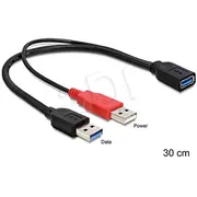 Delock cable Usb 3.0-A female  male 2.0-A De 83176 kabelis