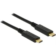 Delock Cable Usb-C M/M 2.0 3M black E-Marker  De 83325 Usb kabelis