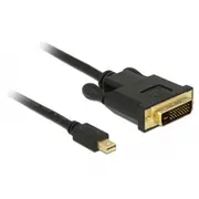 Delock Kabel mini Dp 1.1 - Dvi 241 St/St 3.0M black  83990 kabelis video audio